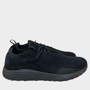 Lane Eight Mens 9.5‎ Black Vegan Trainer AD 2M Athletic Running Sneakers AE2002